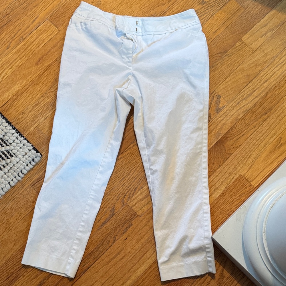 Land and Sea, White Cropped Pants, size 4